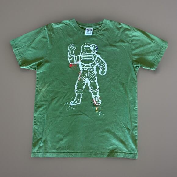 Billionaire Boys Club Tee Lot: Peace Dude Tie Dye + Green Astronaut Graphic - M - Picture 7 of 9